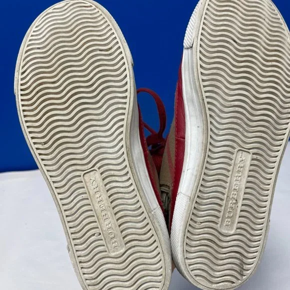 Burberry 'Merrison' Kid's High Top Sneaker - Size 34